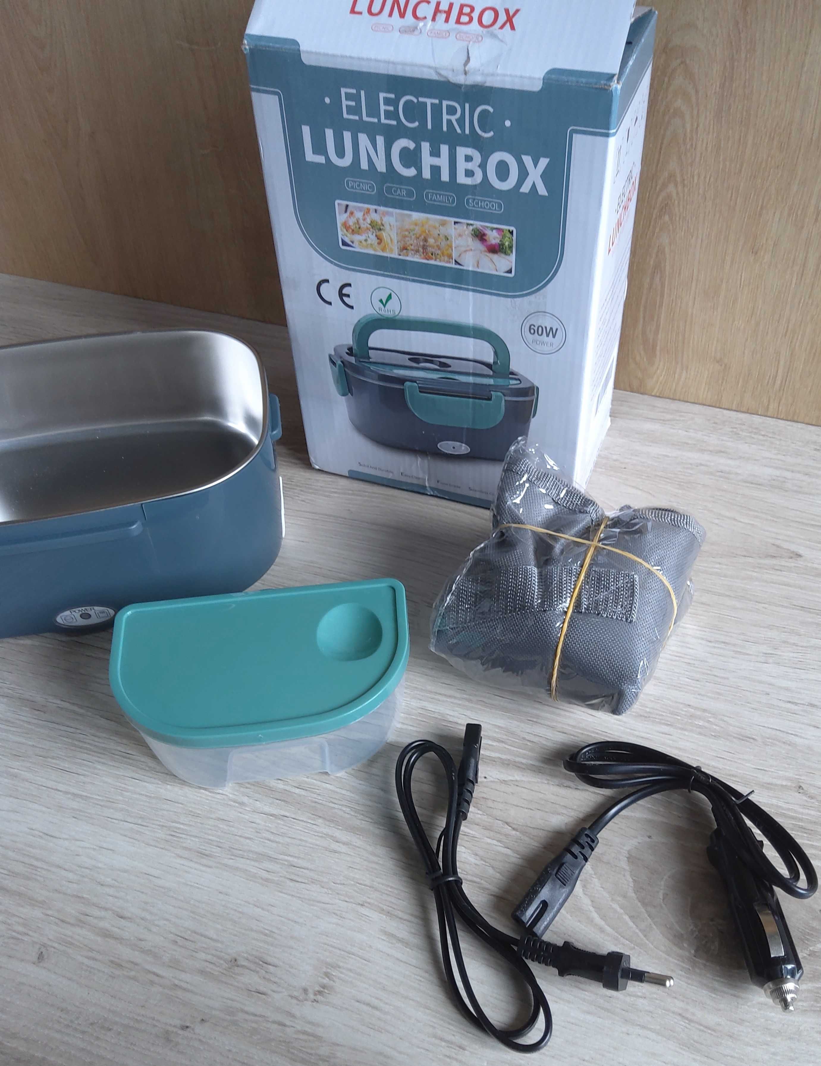Elektryczny lunchbox pojemnik na jedzenie 60W lunch box czytaj opis
