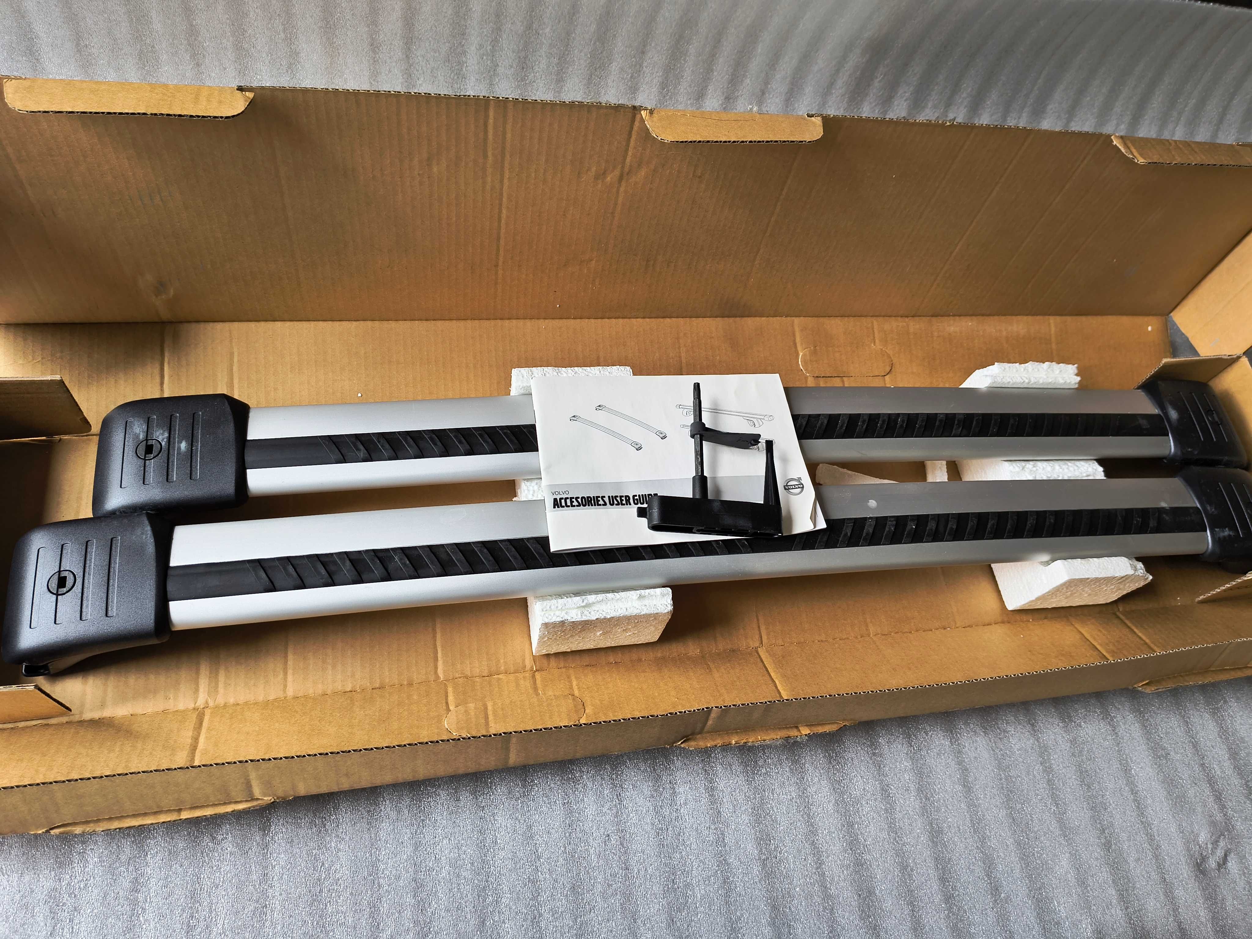 Belki dachowe bagażnik bazowy XC90 I VOLVO OE 307.581.62 NOWE ORG.