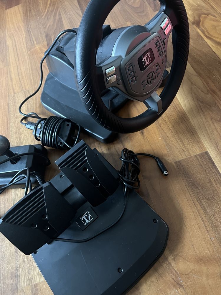 Gry PC Kierownica pedaly drazek zmiany biegow ZESTAW