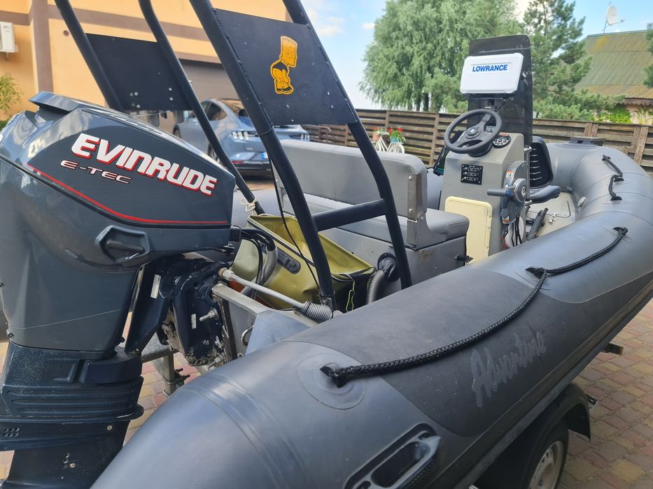 Катер rib adventure 450 + мотор Evinrude 40