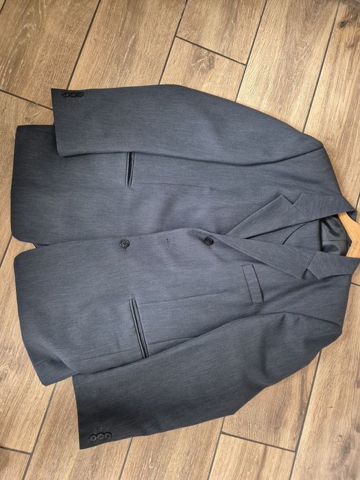 Garnitur męski grafitowy XL