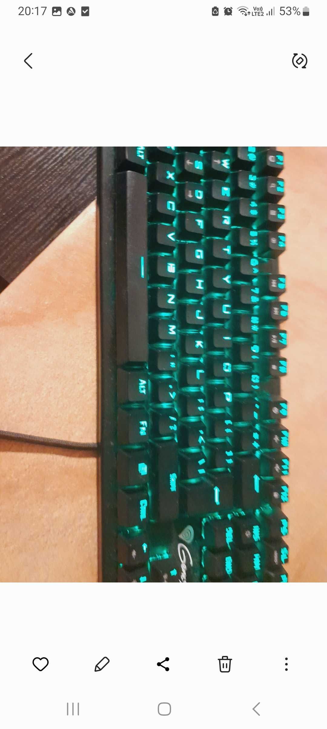 Klawiatura genesis model thor 300 tkl