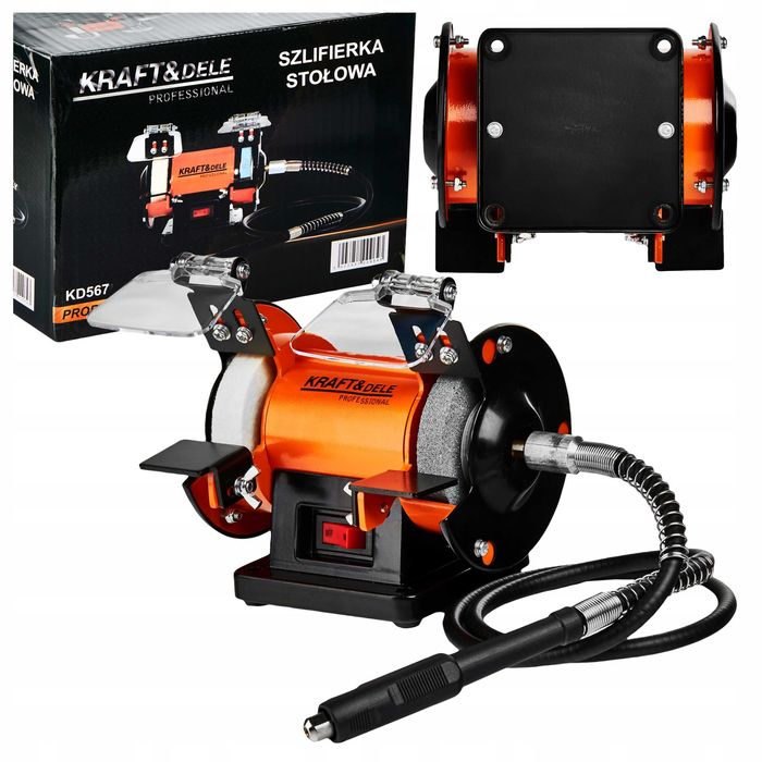 Szlifierka Stołowa 250W 230V 75x13mm 75x17mm 2850 RPM 2x Kamień Kraft*