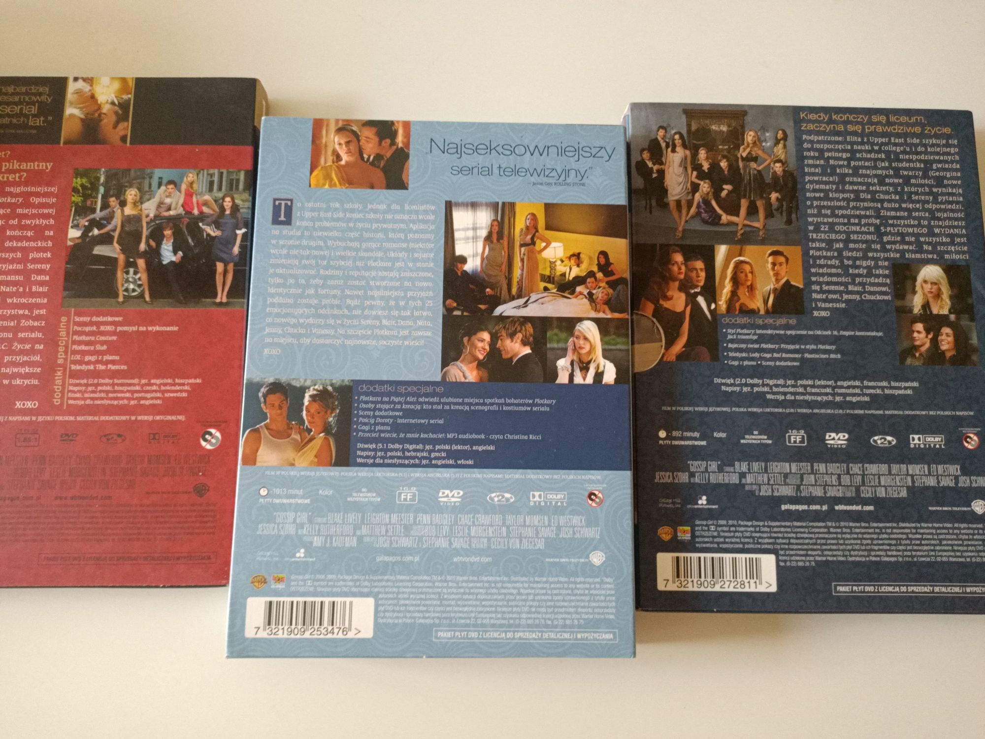Plotkara sezon 1, 2, 3 DVD wersja PL