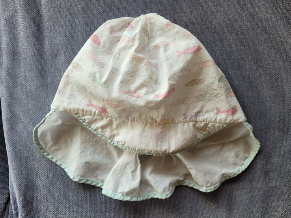 Bawełniana czapeczka dla dzieci na lato r.50 cienka