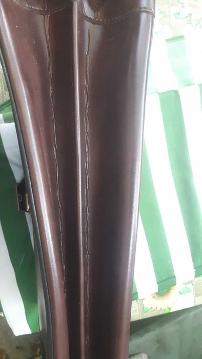 Портфель СССР новый .коричневый цвет.кожзам.