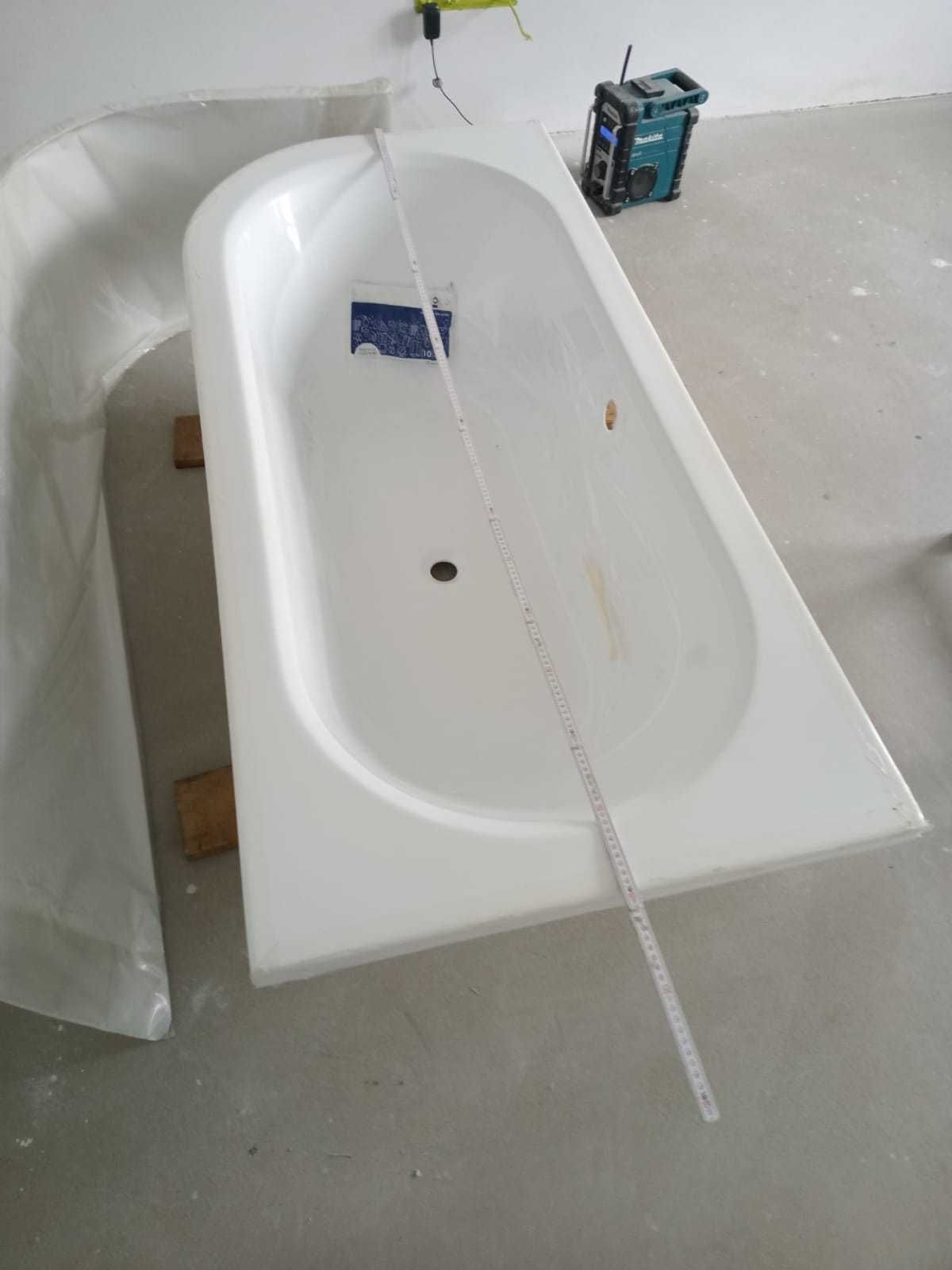 Sprzedam nowa wanna Besco Avita 160x75cm  asymetryczna prawa