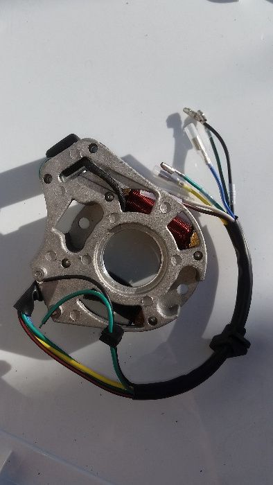 parte eletrica stator bobine pit bike 100 motores horizontais 125