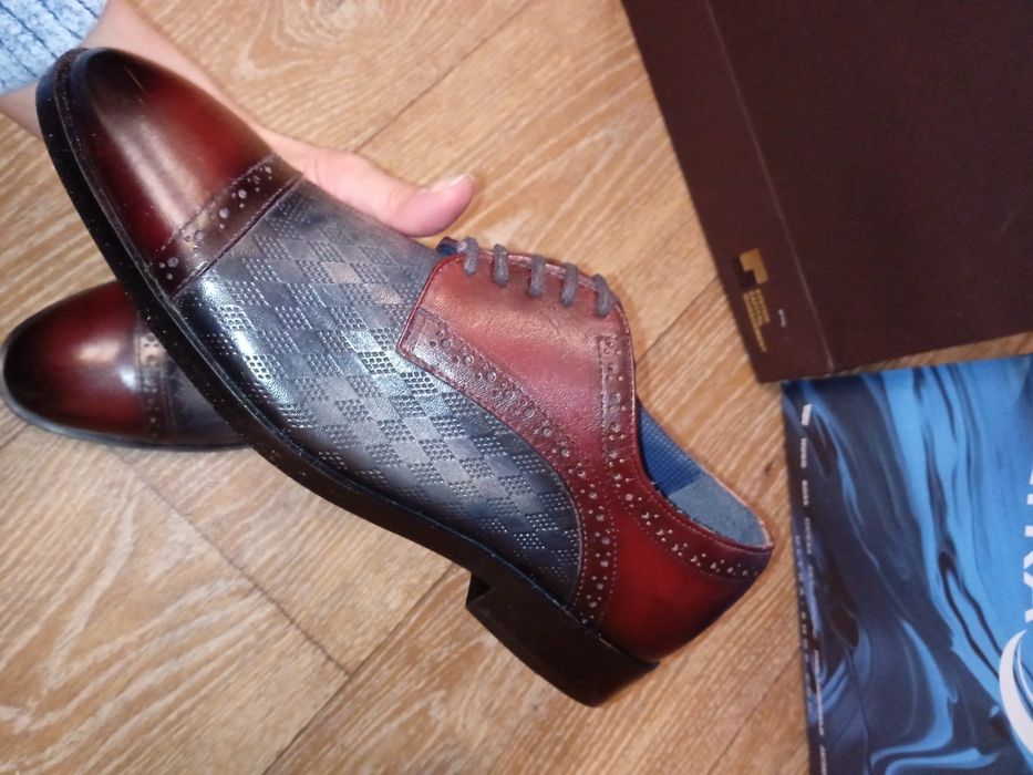 Туфлі оксфорди шкіряні