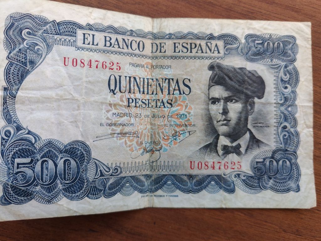 Nota 500 pesetas