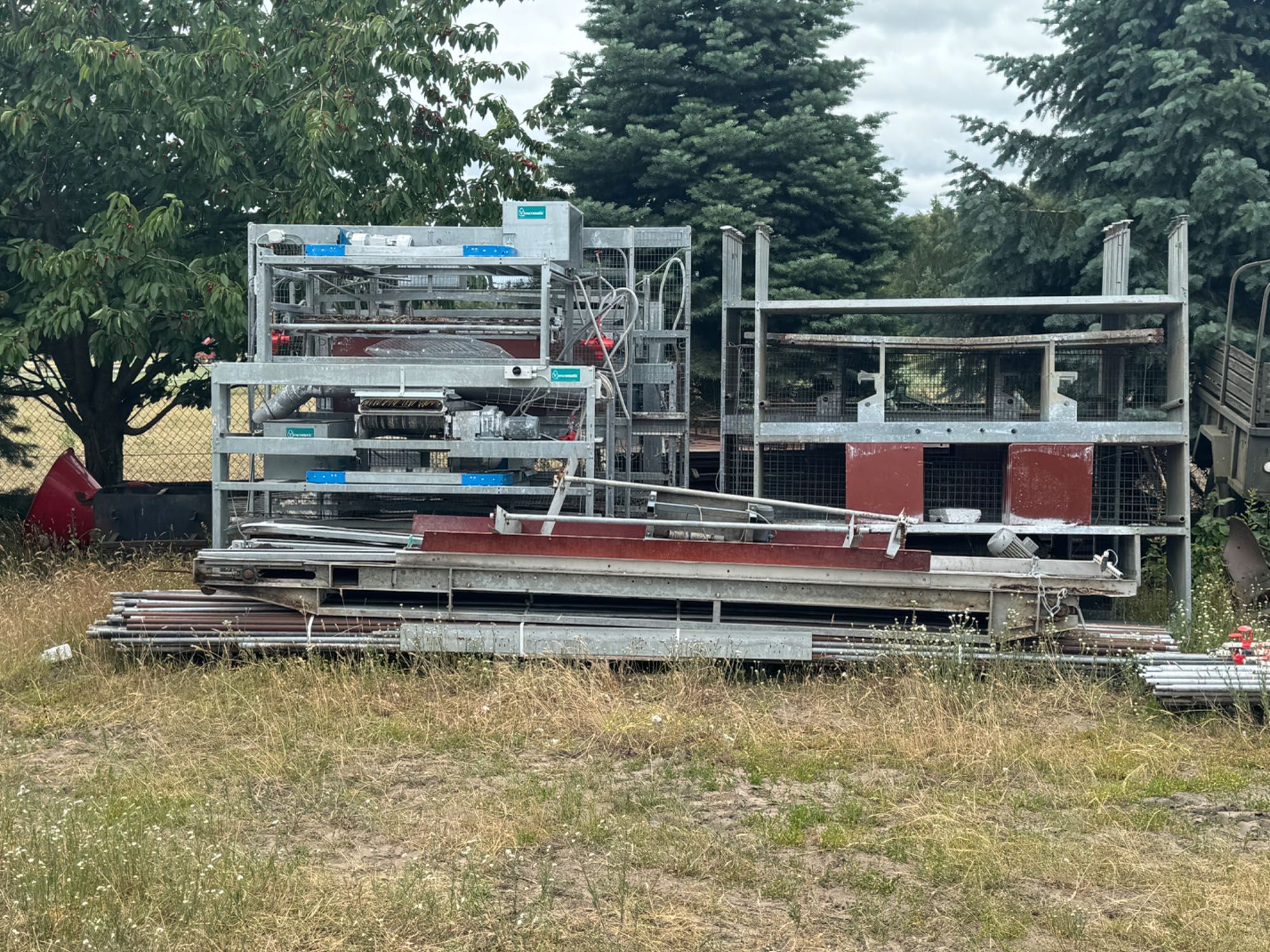 Woliera do kur nioska.. wolny wybieg VENCOMATIC 2x40 m lub 1x80m.