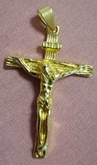 Crucifixo vintage com Banho 18K