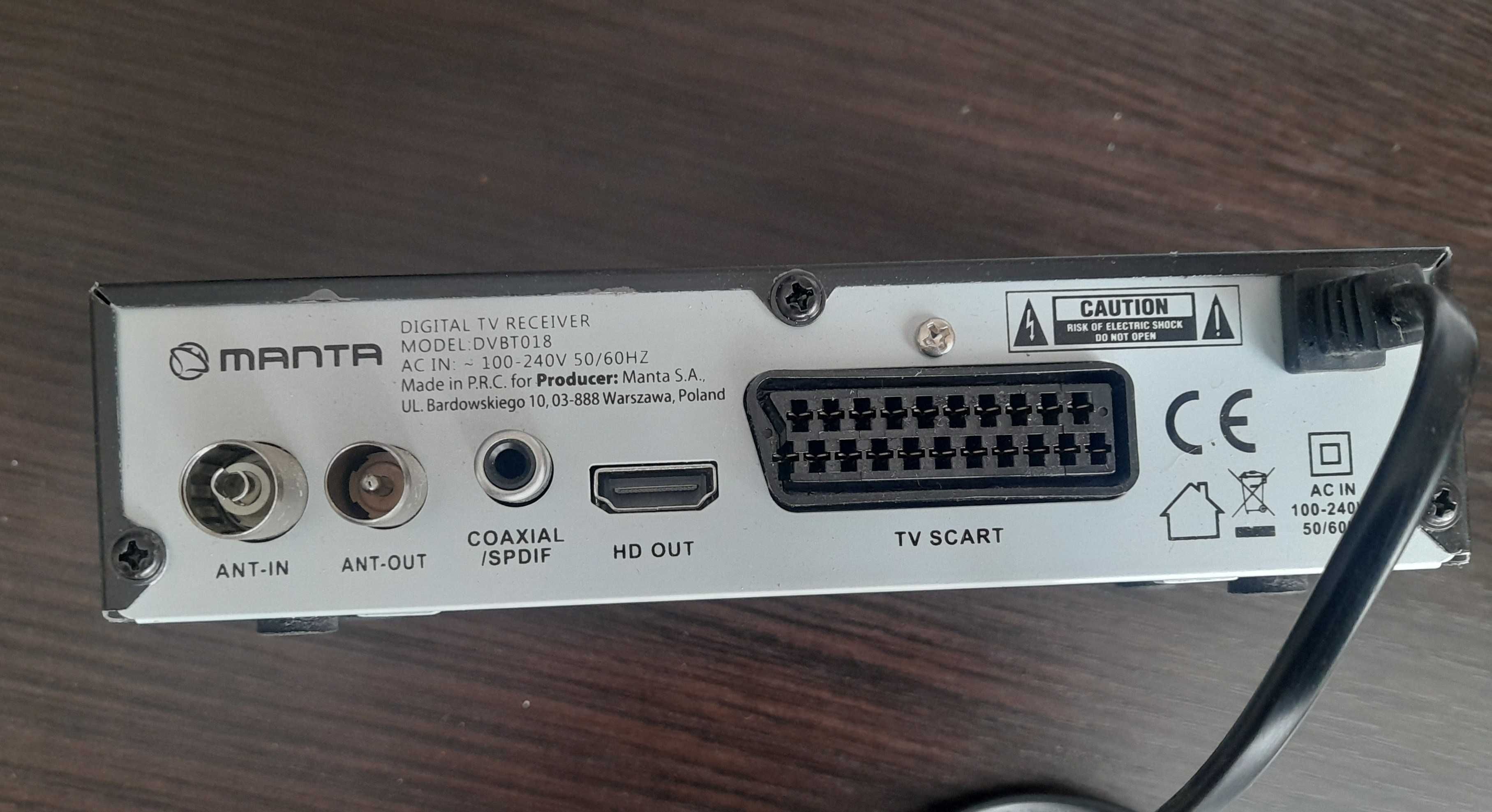 Dekoder DVBT 2 Manta