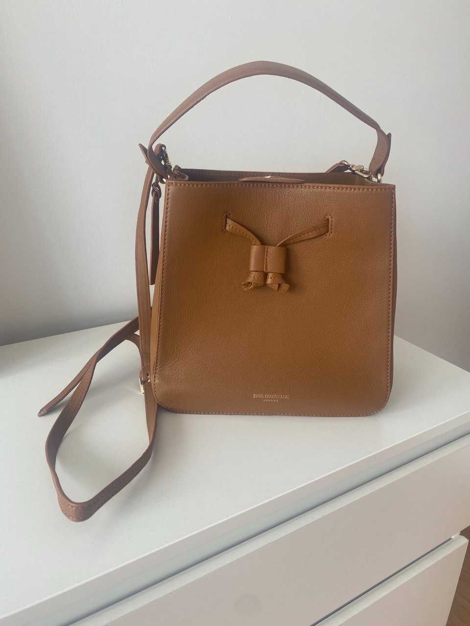 Bolsa Feminina de Couro Genuíno Paul Costelloe