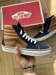 Vans Wysokie Trampki Męskie Skórzane Sneakersy Zamsz