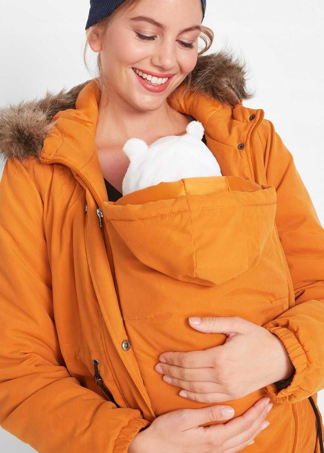 42 Bonprix Kurtka ciążowa zimowa z wstawką niemowlęcą