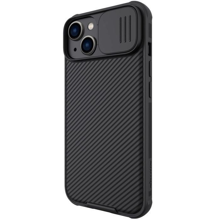 Nillkin CamShield Pro Case etui iPhone 14 Plus osłona na aparat czarny