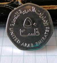Монета ОАЭ, 50 филсов | Монета Емірати | Нумізматика
