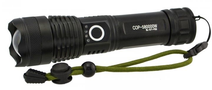 Фонарик ручной Bailong BL-P515-P50
Самый новый светодиод P50