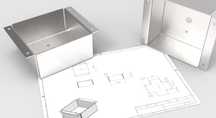 Sheet metal / desenhos 2D e 3D