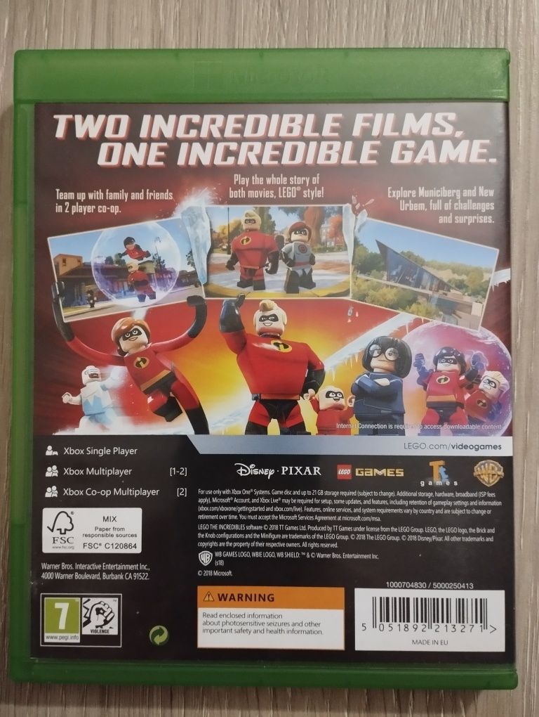 The Incredibles Xbox One / Iniemamocny PL wersja