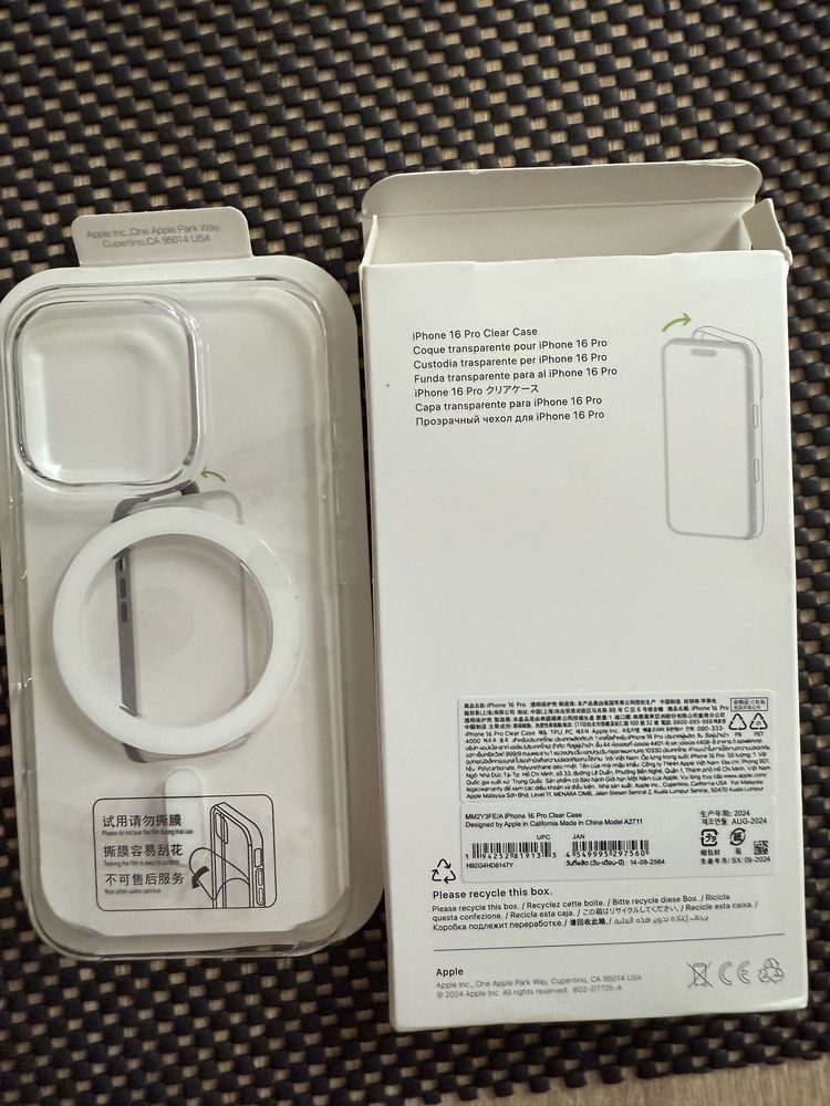 Оригінальний Чохол iPhone 16 Pro Clear Case with MagSafe (MA7E4)