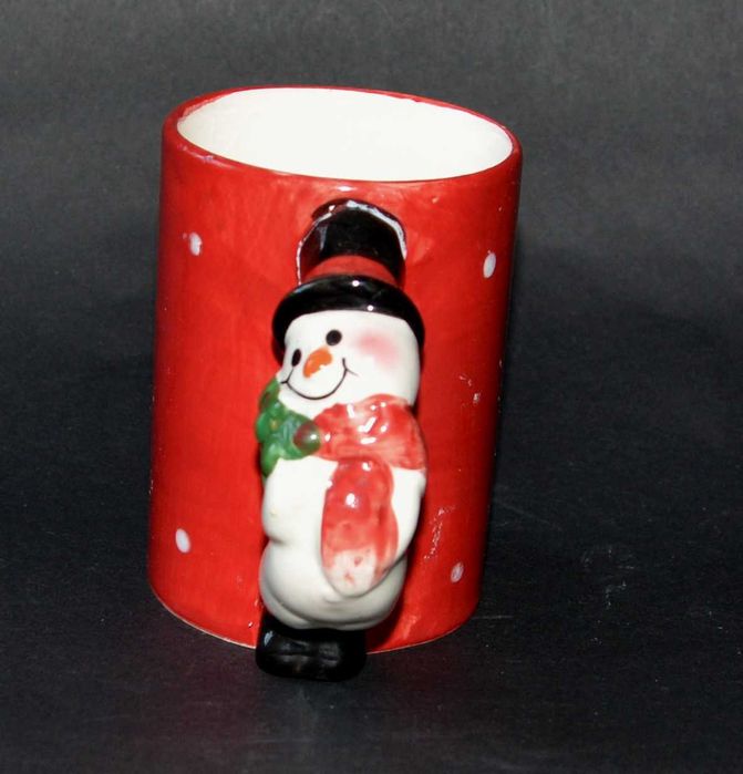 Ceramiczny Kubek Świąteczny Bałwanek 300 ml