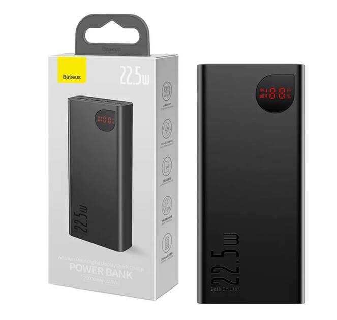 Павербанк Baseus Adaman 20000mAh 22.5W (Швидка зарядка) Опт/Дроп