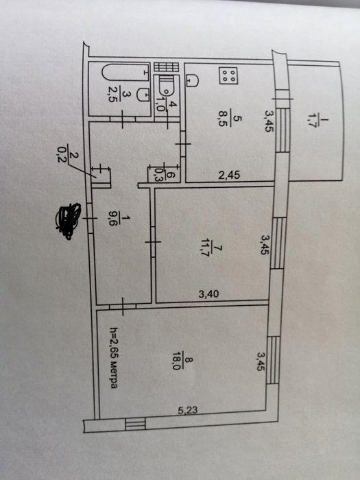 Продаж 2- кімн. квартири мкр- н Даманський