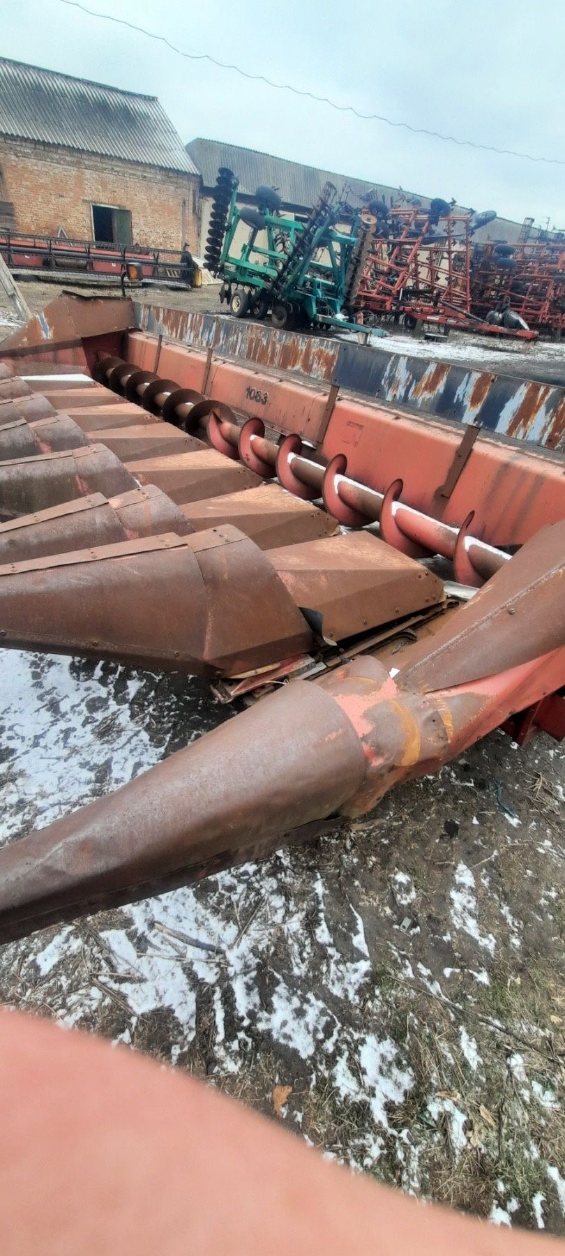 Жатка кукурудзяна CASE 1083, жниварка на комбайн КЕЙС, НЬЮ ХОЛЛАНД