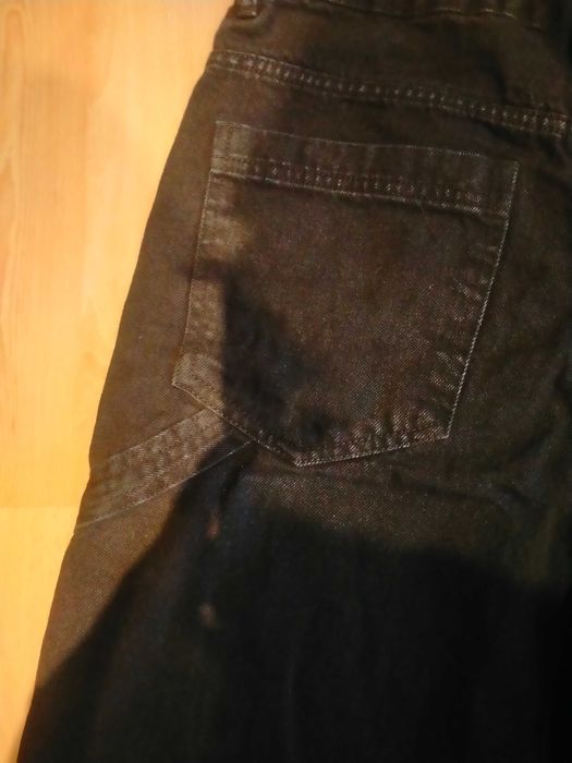 Spodnie jeansowe czarne rozmiar 164