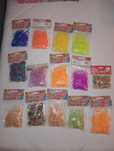 Gumki loom bands 13 opakowań + haczyki