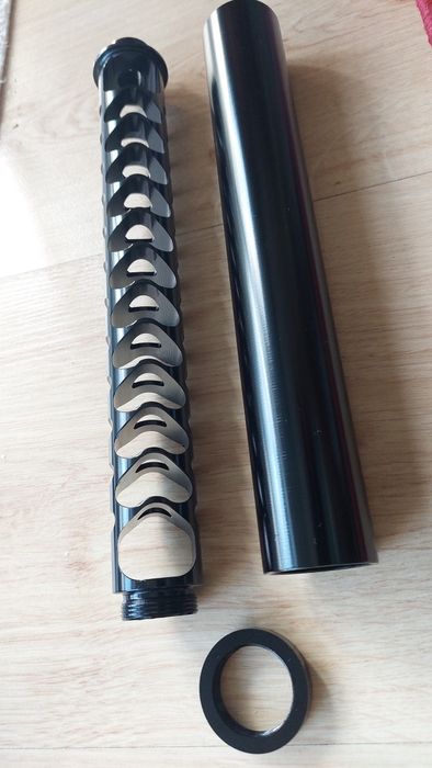 Tłumik 25cm 1/2x28 aluminiowy