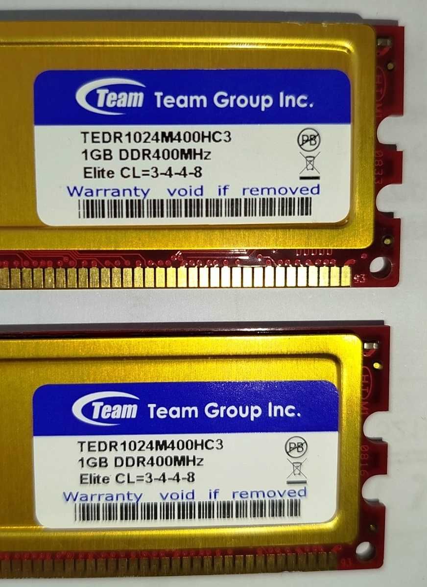 Модуль памяти для ПК DDR SDRAM 1GB 400 MHz Team TEDR1024M400HC3
