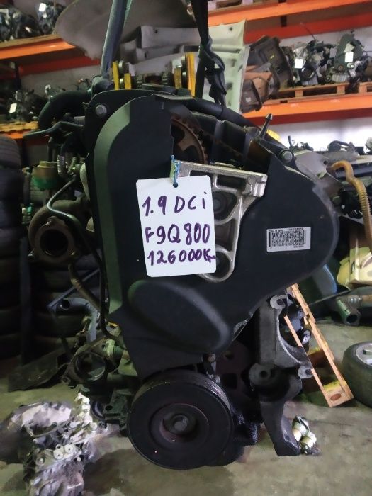 Motor 1.9 dci f9q800, COM GARANTIA.