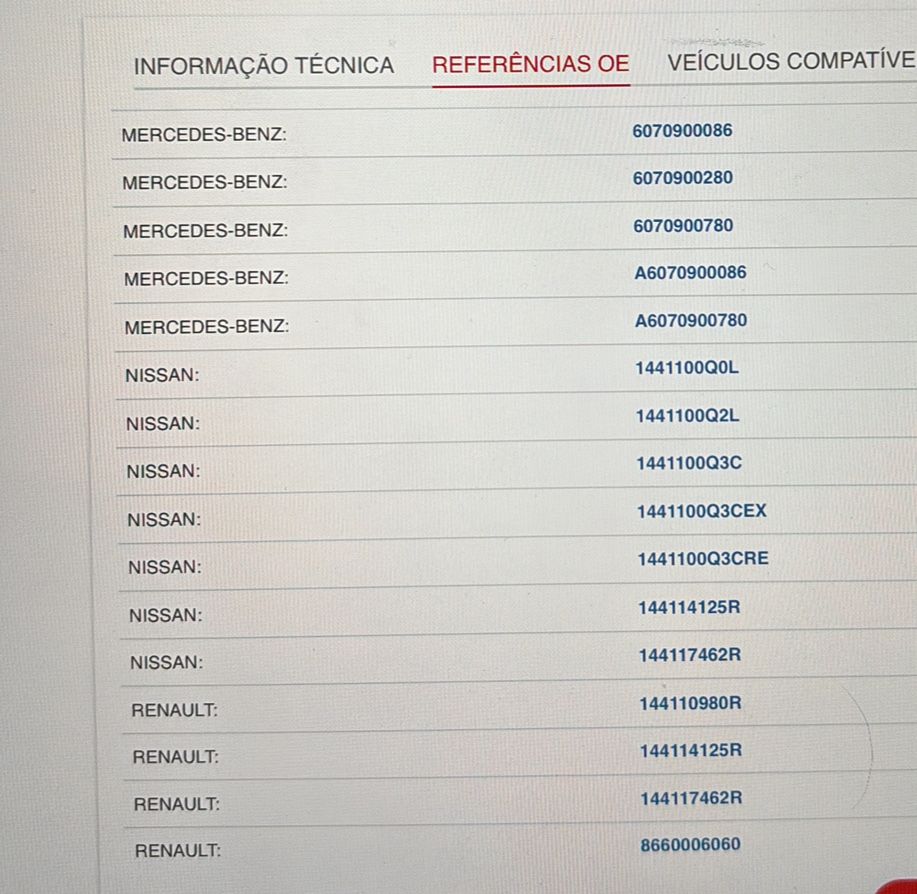 Turbo para Merdes Renault e Nissan Qashqai