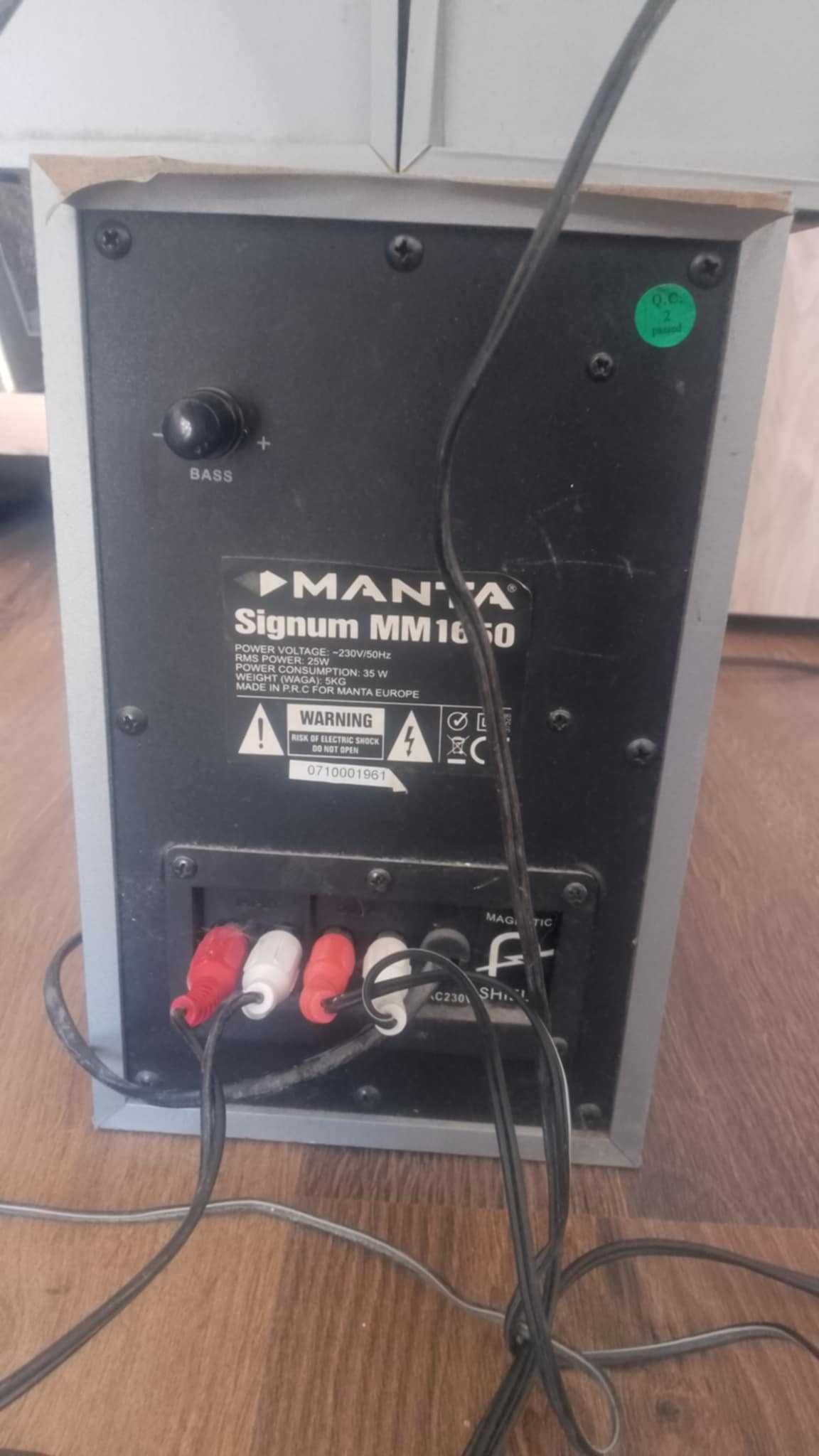 2 głośniki + subwoofer