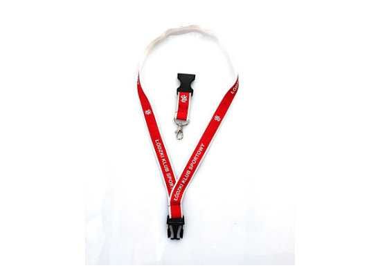 ŁKS Łódzki klub sportowy Szeroka smycz klubu kibica ŁKS Gadżet ŁKS