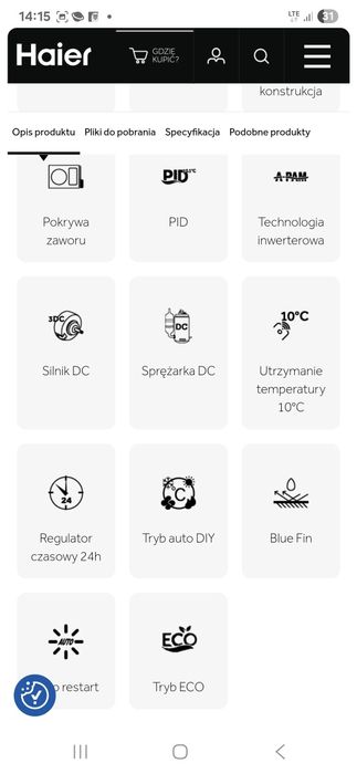 Klimatyzator ścienny Haier 2,5kW 3,5kW montaż fachowo krótkie terminy
