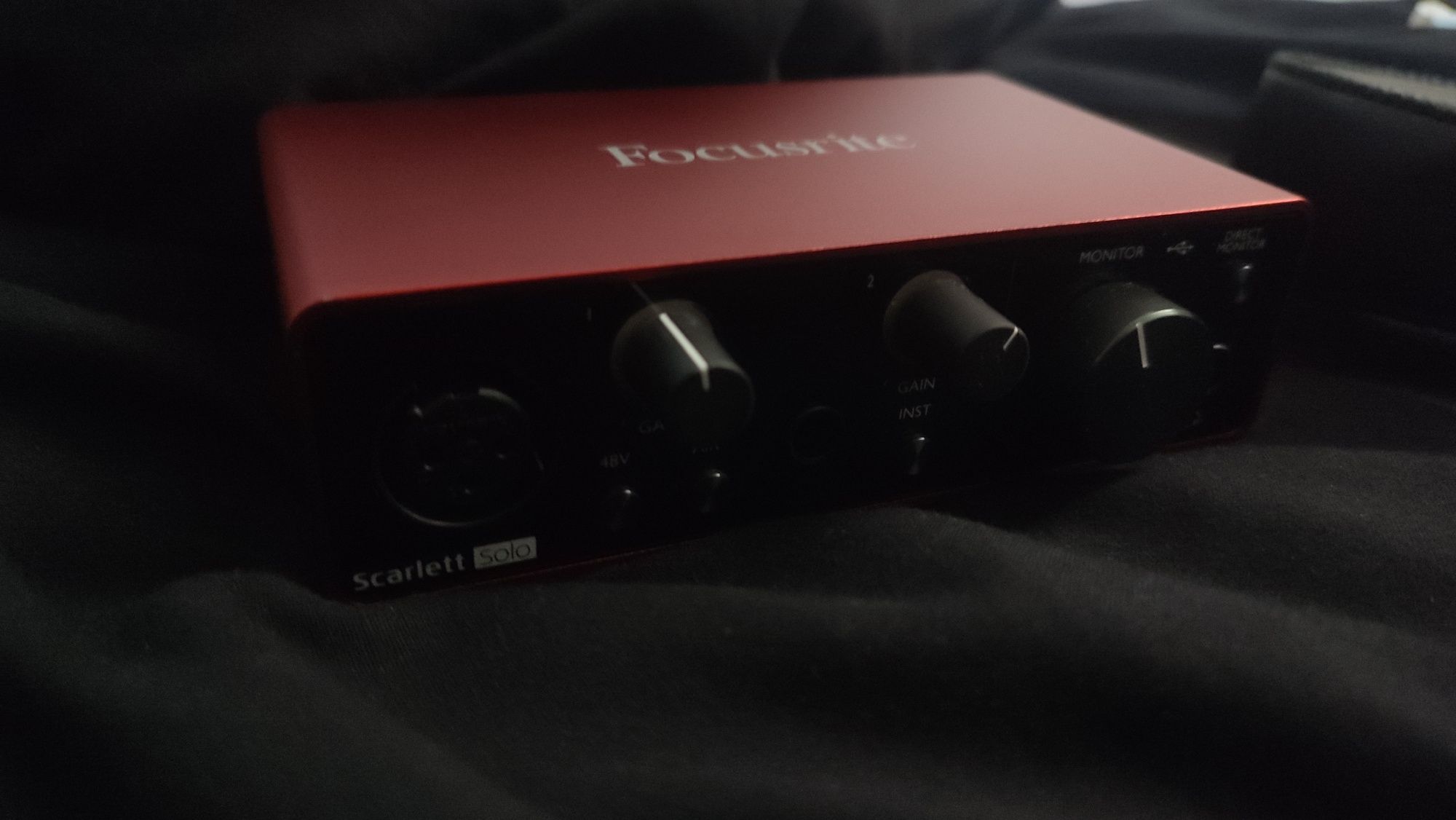 Focusrite Scarlett solo 3rd gen звукова карта