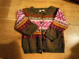 Sweter wełniany H&M 74/80