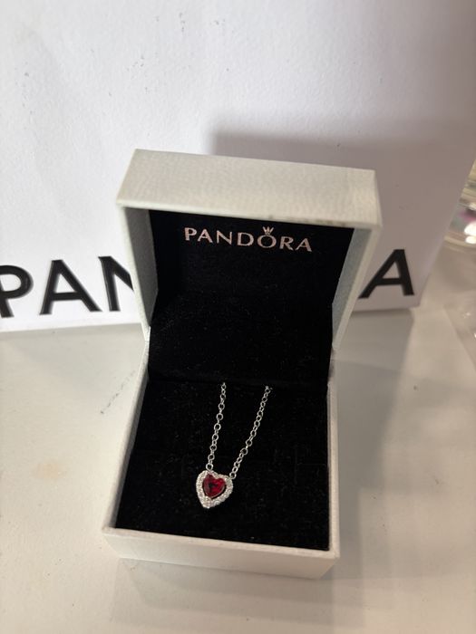 Naszyjnik pandora serce diamond