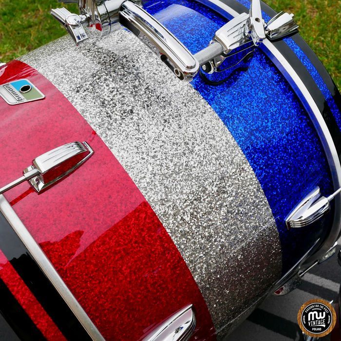 Perkusja Ludwig Super Classic 3-ply 20", 12", 16" Bicentennial  70s ‼️