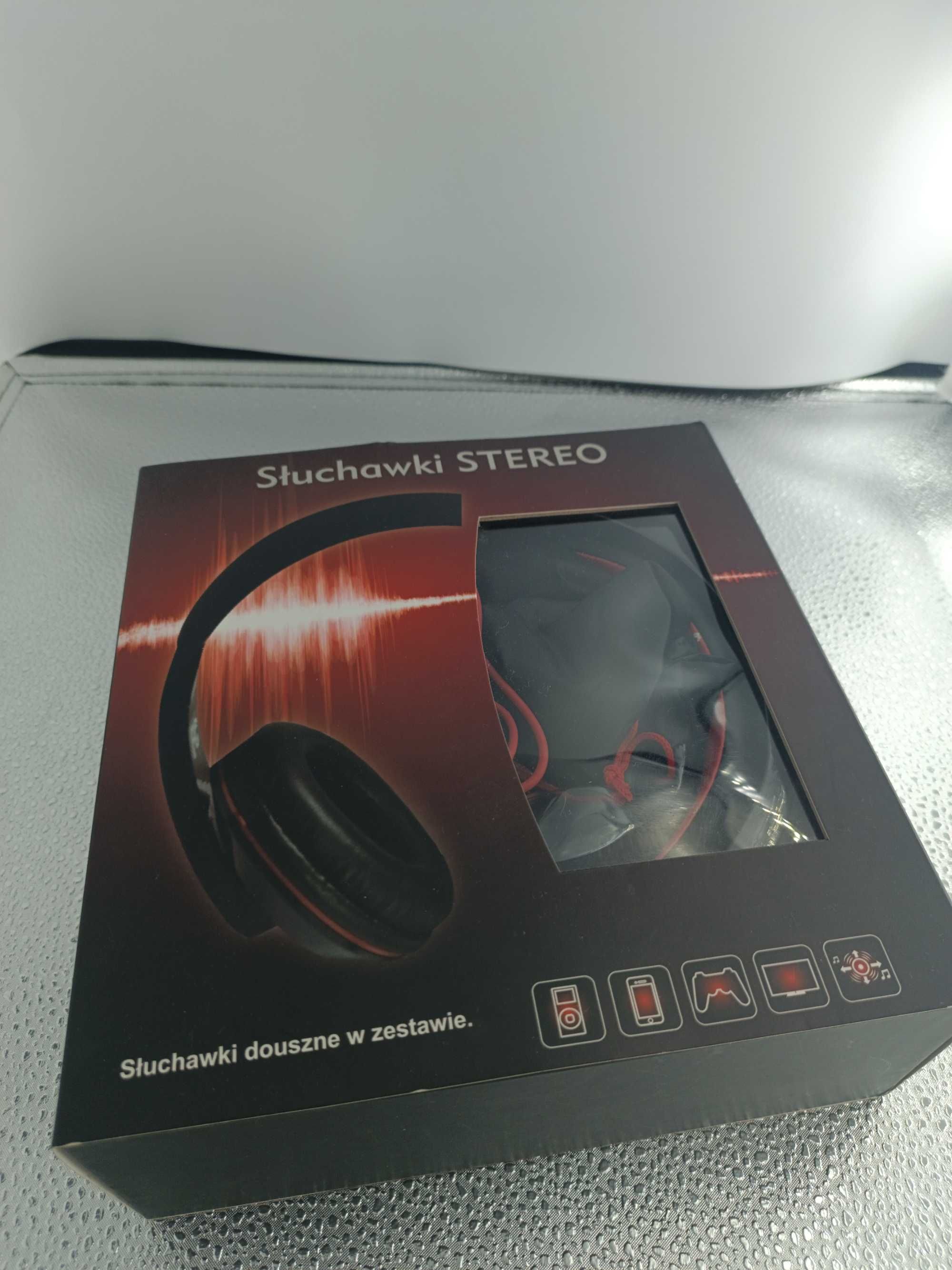 Słuchawki nauszyne, stereo