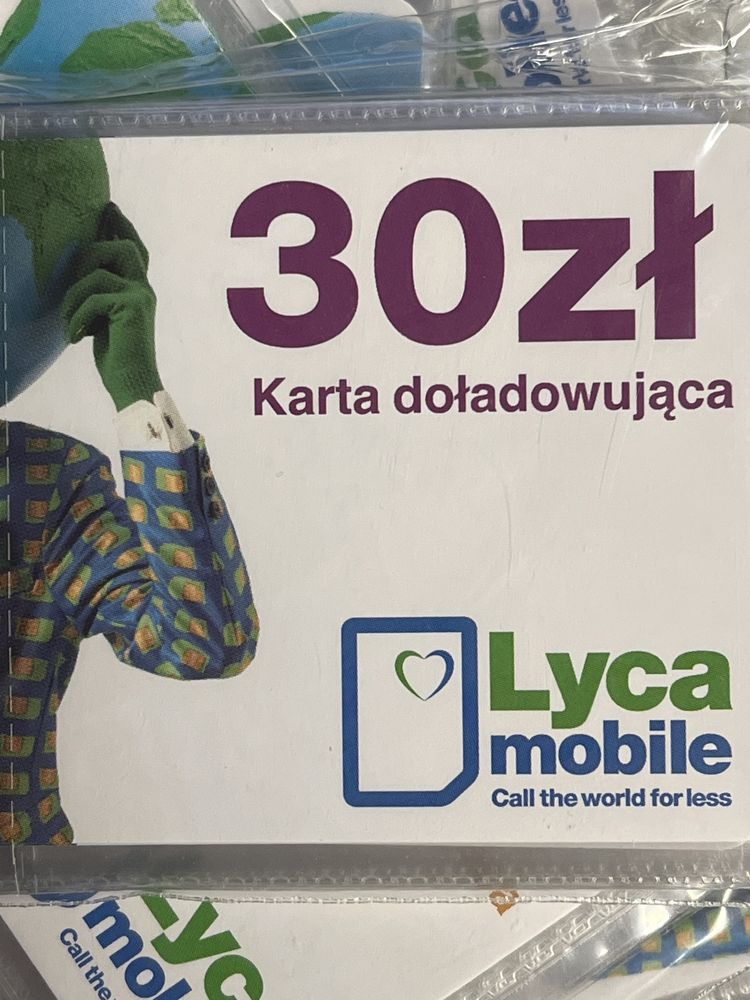 LycaMobile 30 zł Voucher Kod doładowanie Prepaid code 30 PLN