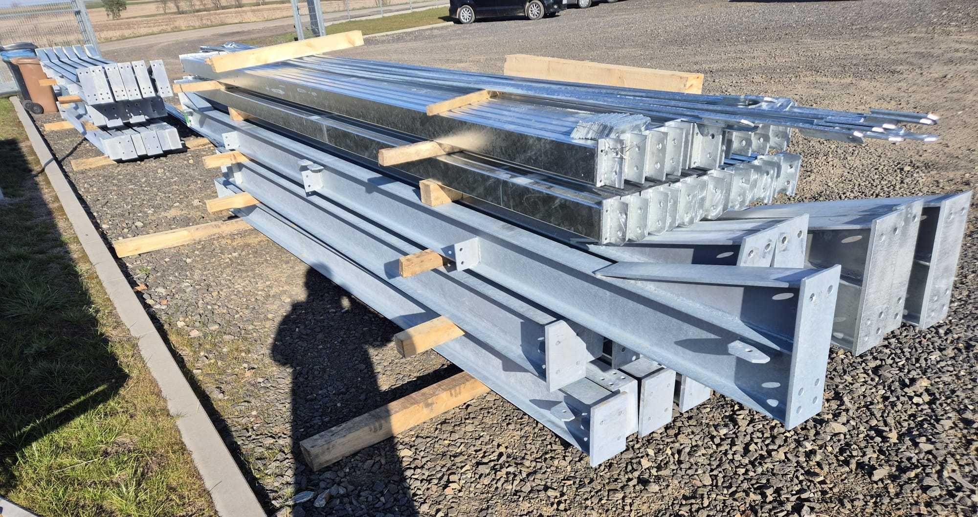 Konstrukcja stalowa 25m x 6m 150m2 Wiata rolnicza bez pozwolenia Nowa