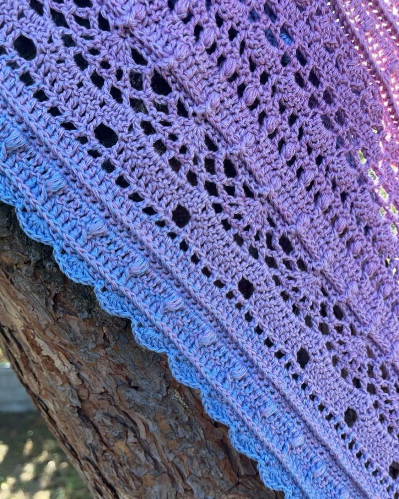 Chusta szydełkowa handmade