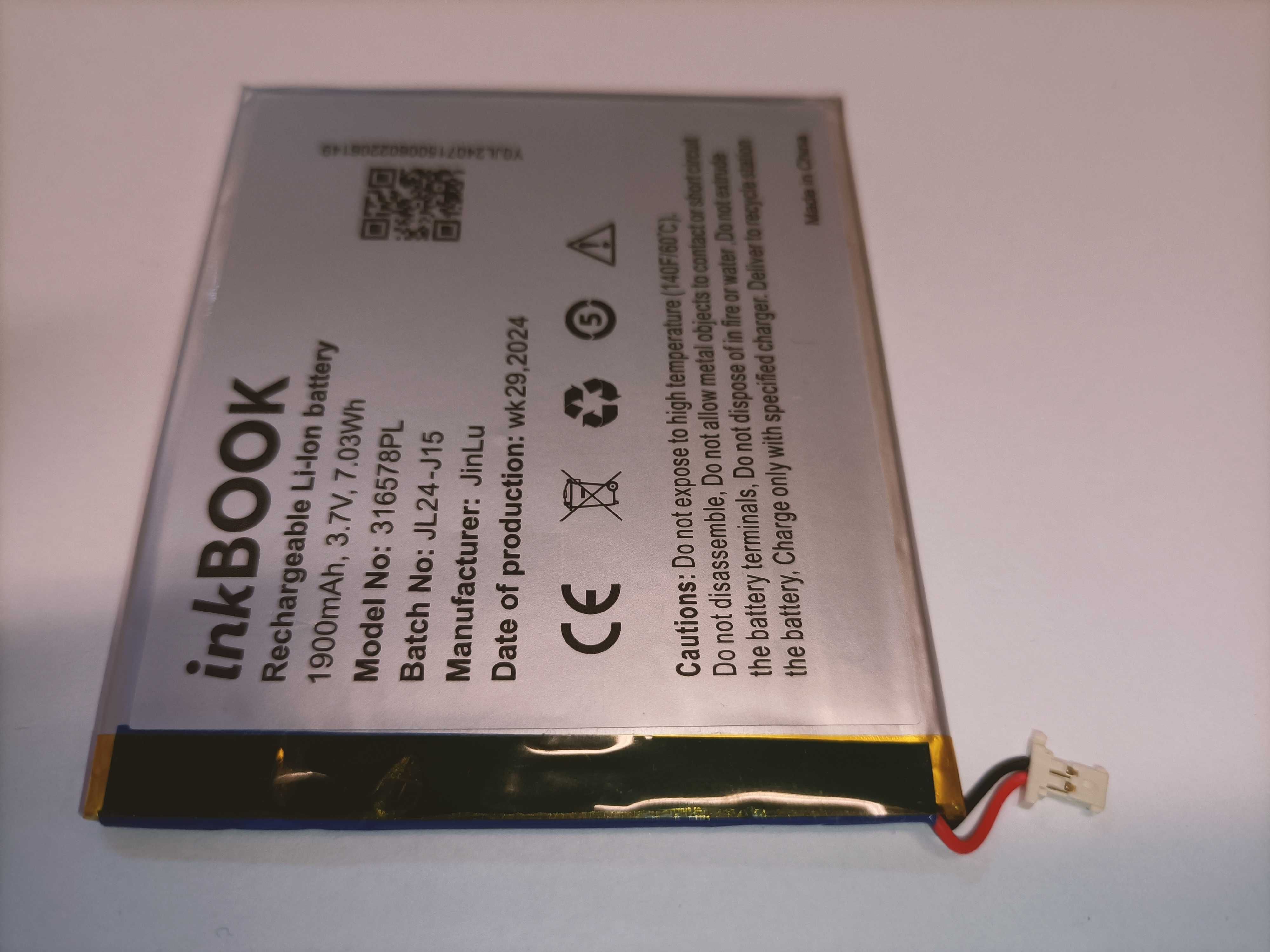 Bateria akumulator Inkbook Calypso Plus 1900mAh 3.7V 7.03Wh