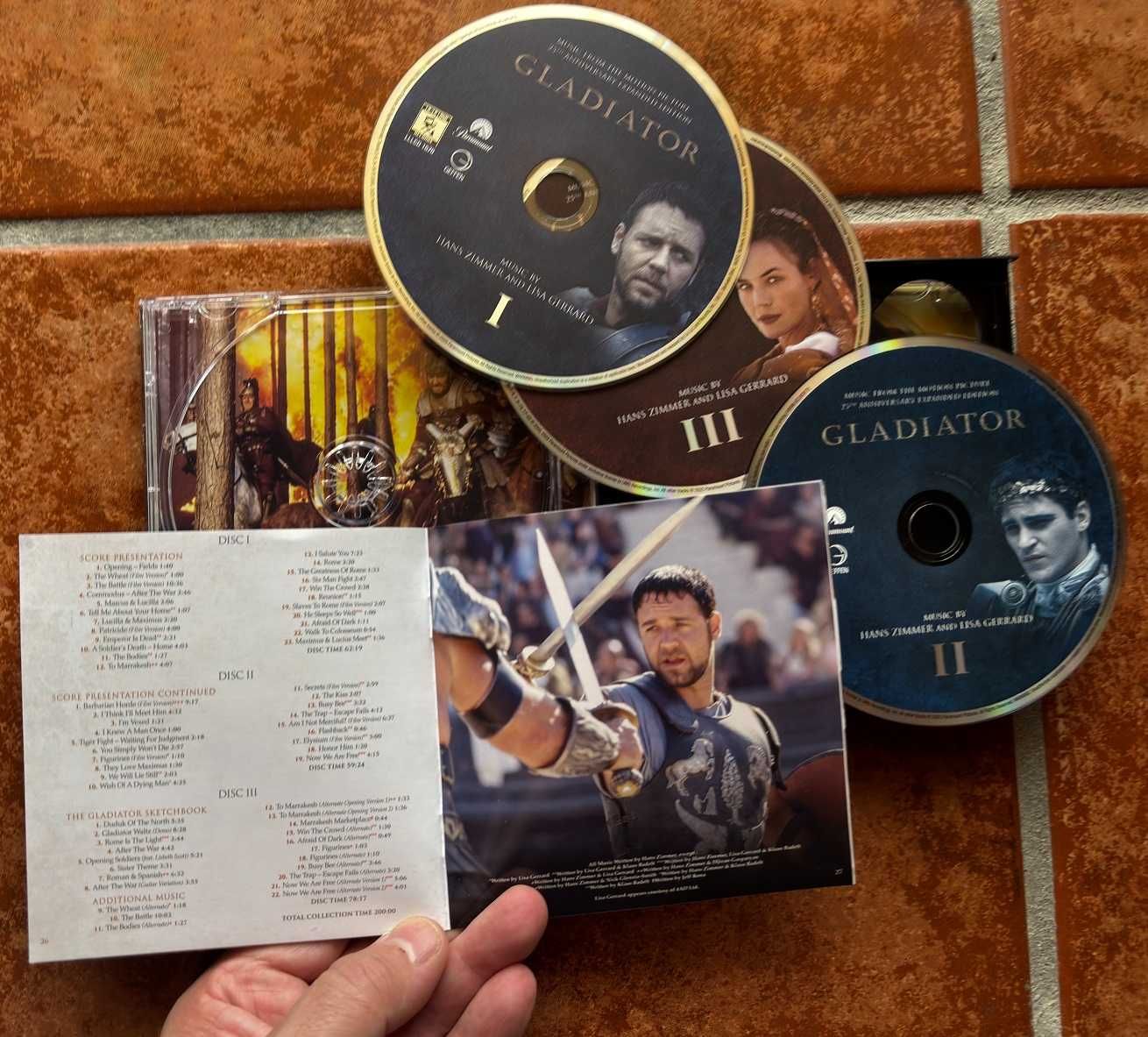 GLADIATOR: 25th Anniversary Limited Edition (3-CD SET)