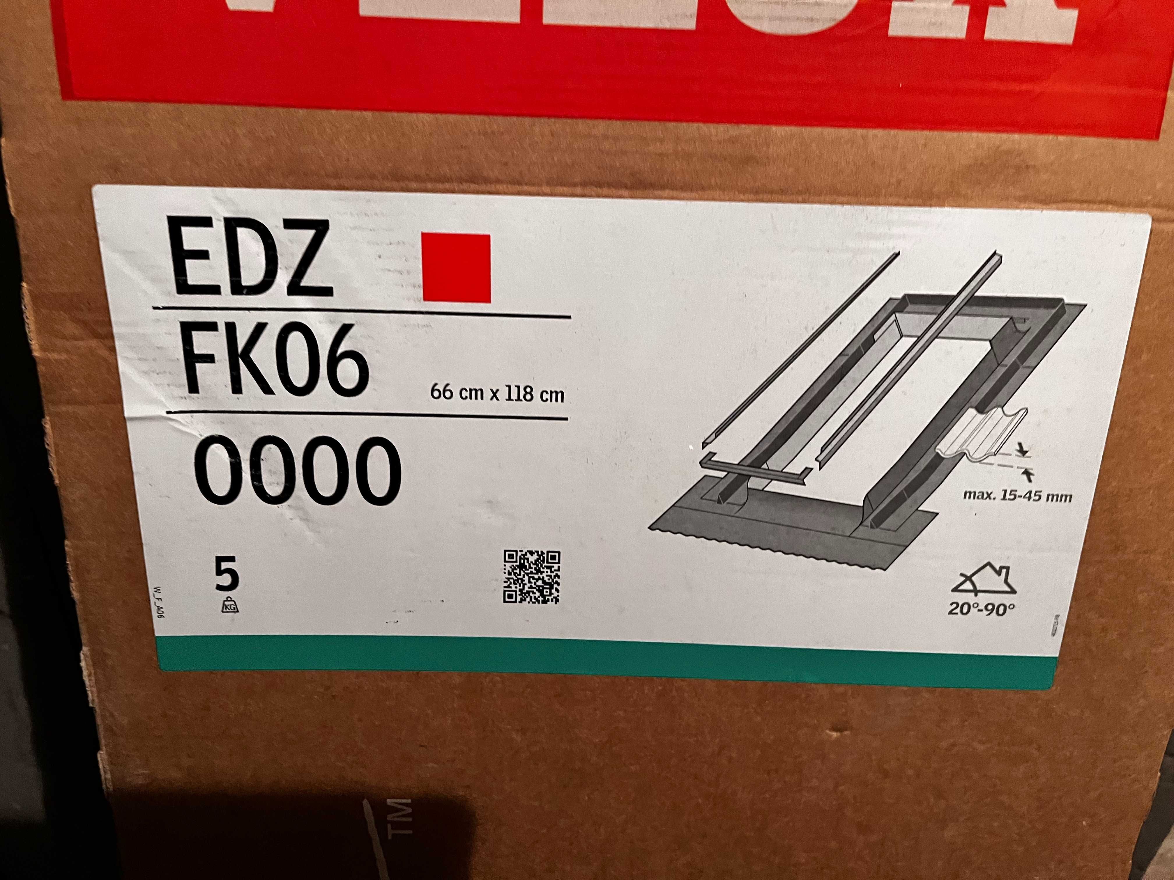 VELUX kołnierz uszczelniający EDZ FK06  66X118 2 sztuki